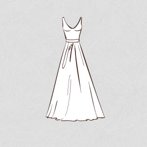 a-line wedding dress shape silhouette