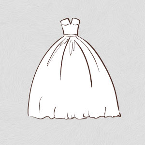 ballgown wedding dress shape silhouette